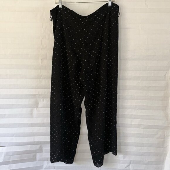 Ralph Lauren Women's 100% Silk Drawstring Pants Beige Size 12P Luxury Pants - Picture 2 of 4